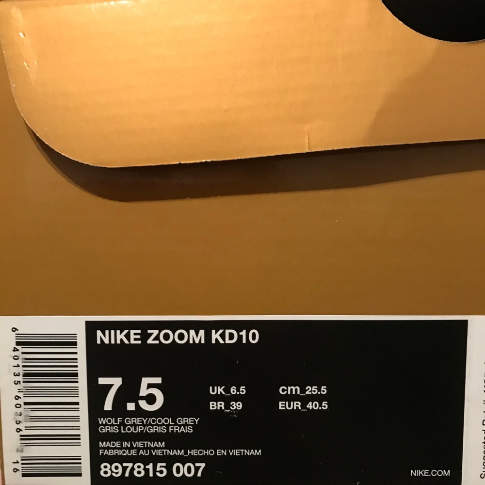 nike kevin durant 10 zoom